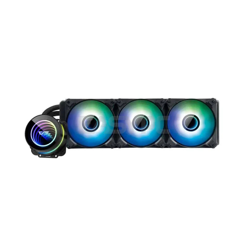 DarkFlash Twister DX 360 V2.6 ARGB AIO CPU Liquid Cooler Black - Image 3