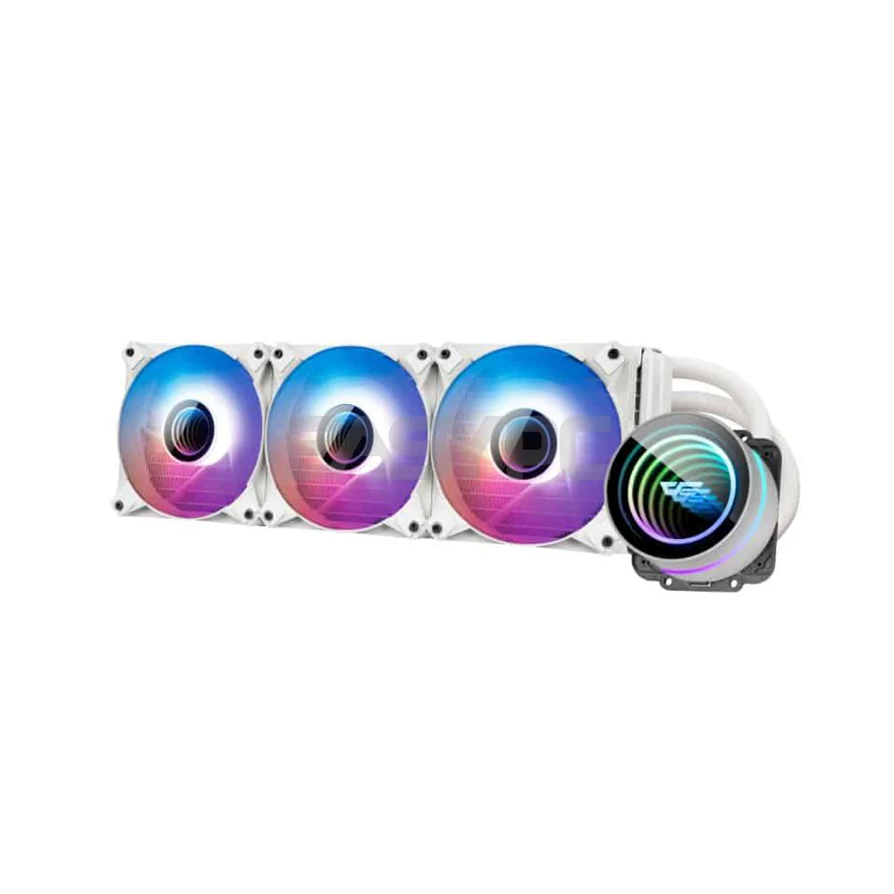 DarkFlash Twister DX 360 V2.6 ARGB AIO CPU Liquid Cooler White - Image 3