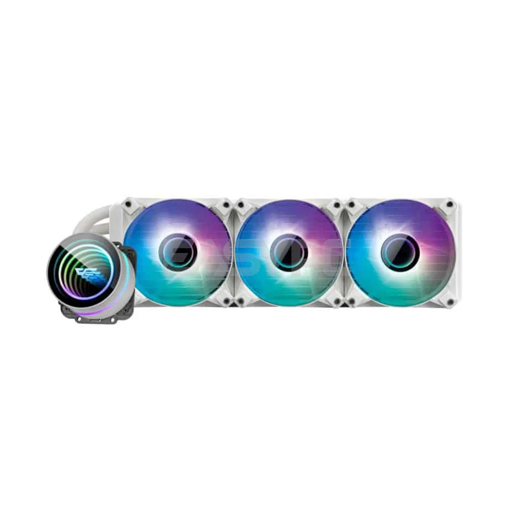 DarkFlash Twister DX 360 V2.6 ARGB AIO CPU Liquid Cooler White - Image 4