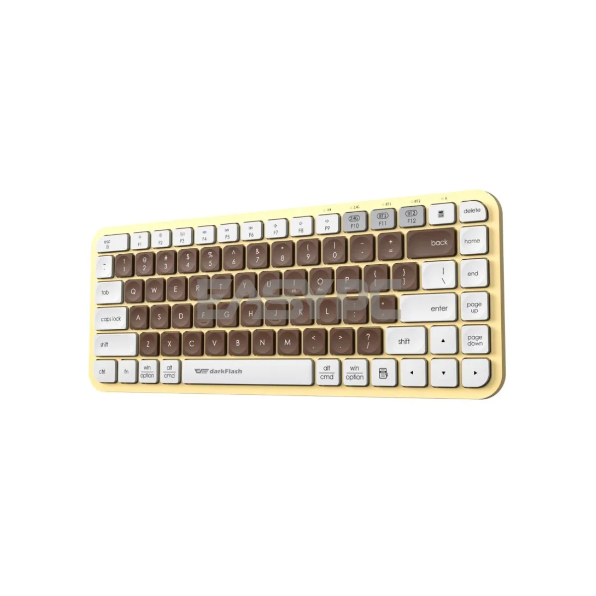 DarkFlash V200 Bluetooth Wireless Keyboard Mocha and Brown Sugar - Image 3