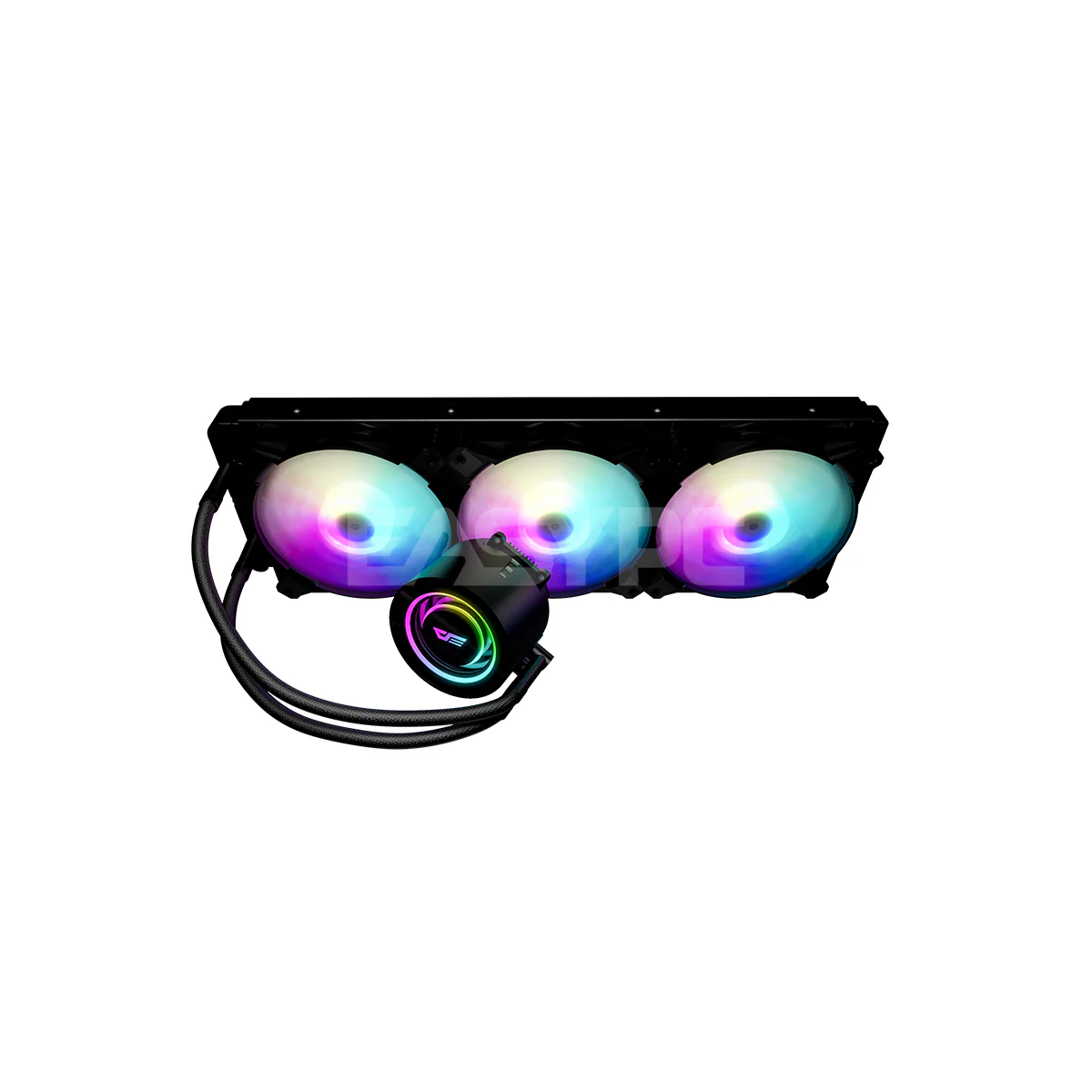 DarkFlash DX 360 RGB AIO CPU Liquid Cooler Black - Image 3