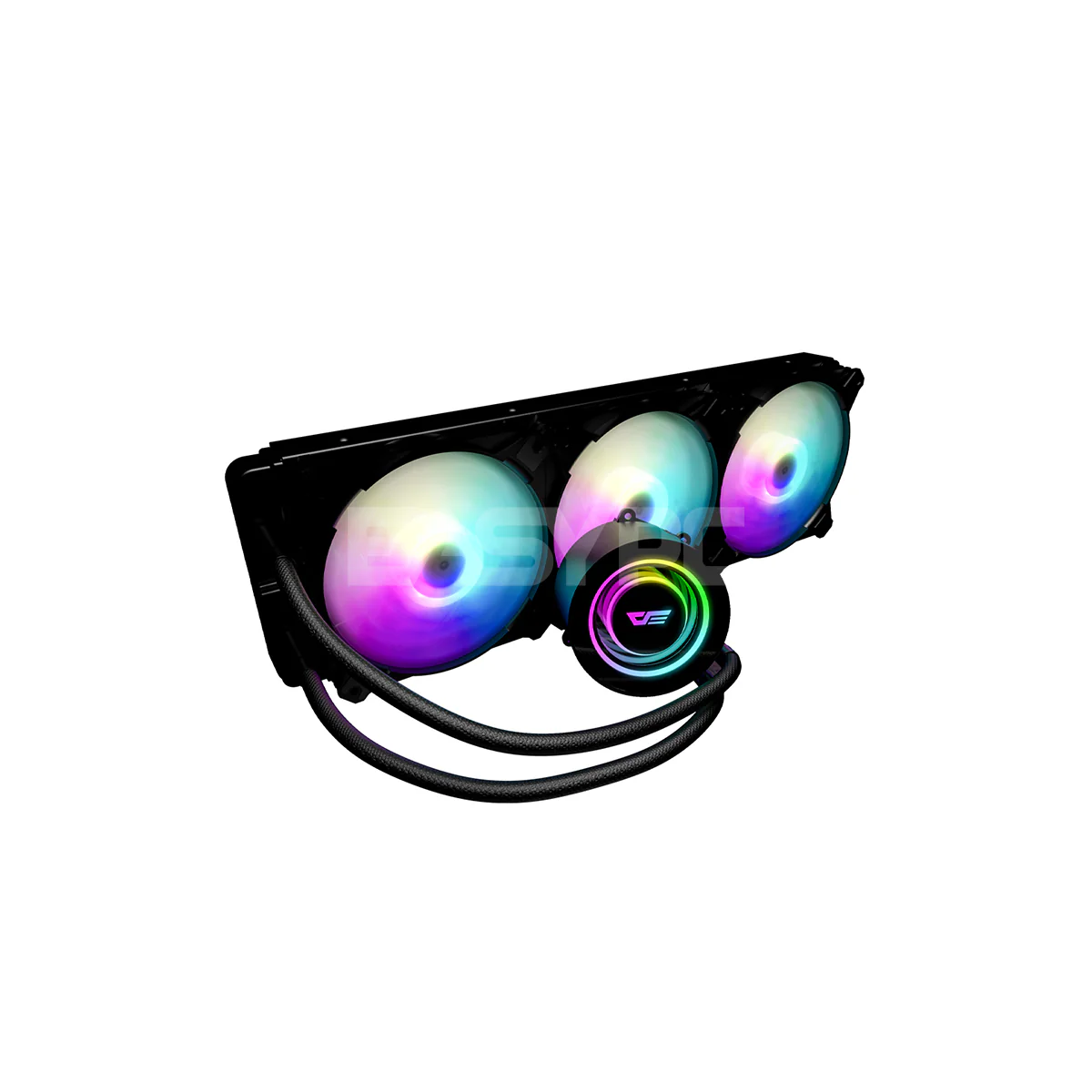 DarkFlash DX 360 RGB AIO CPU Liquid Cooler Black - Image 4