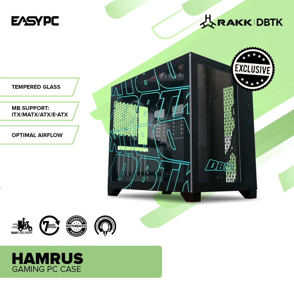 DBTK X RAKK Hamrus Gaming PC Case - Image 2