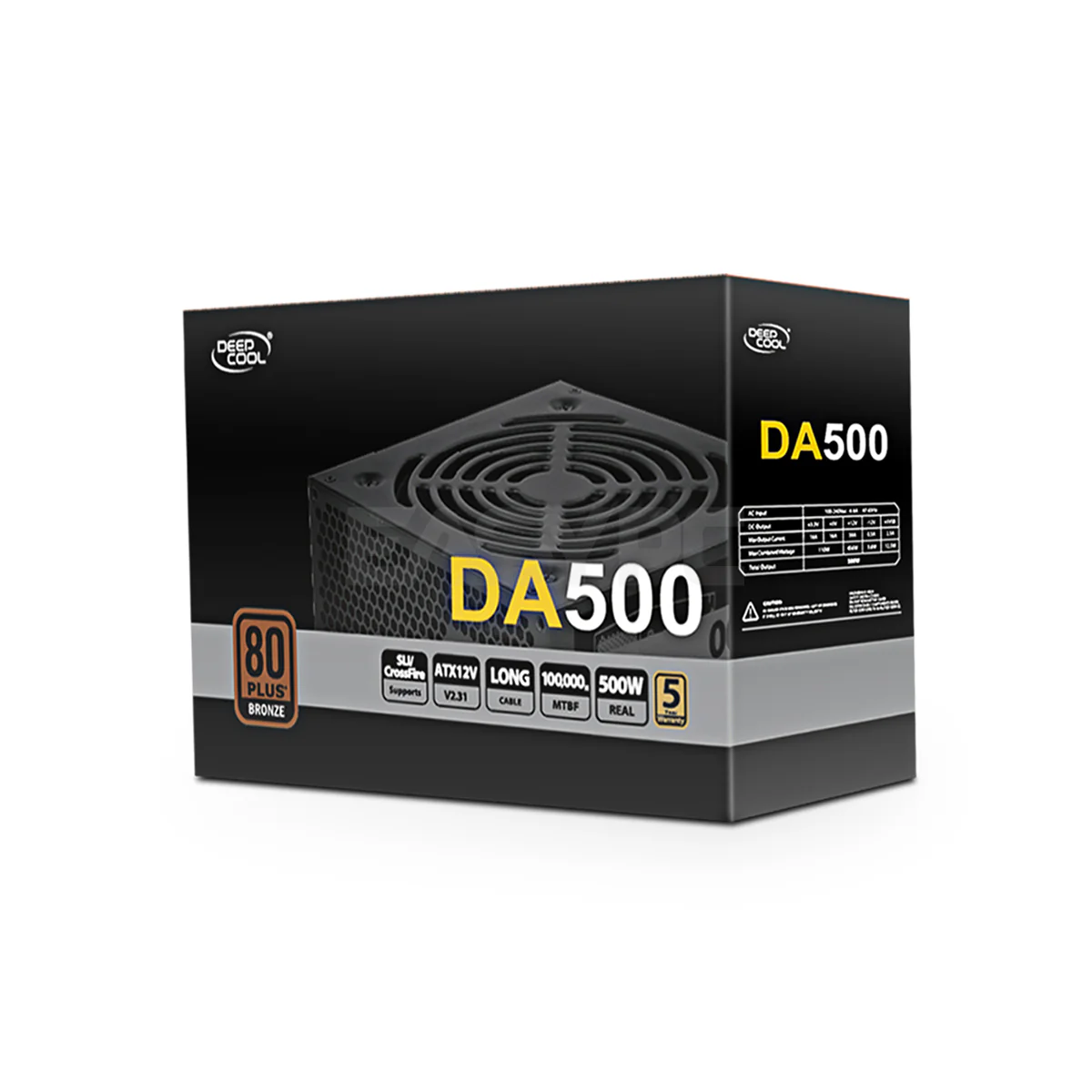 Deepcool 500W/ 600W / 700W 80+ Bronze Non-modular Power Supply 4JTP - Image 10
