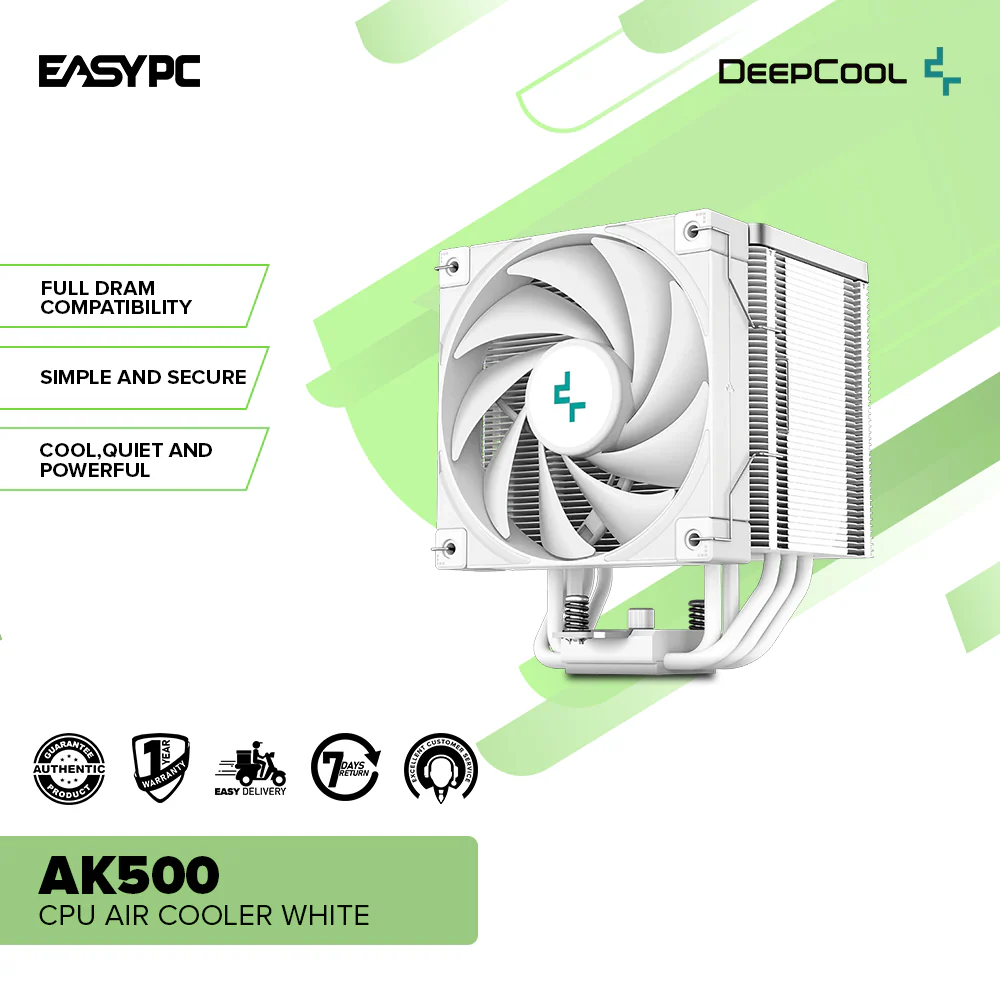 Deepcool AK500 CPU Air Cooler White - Image 2