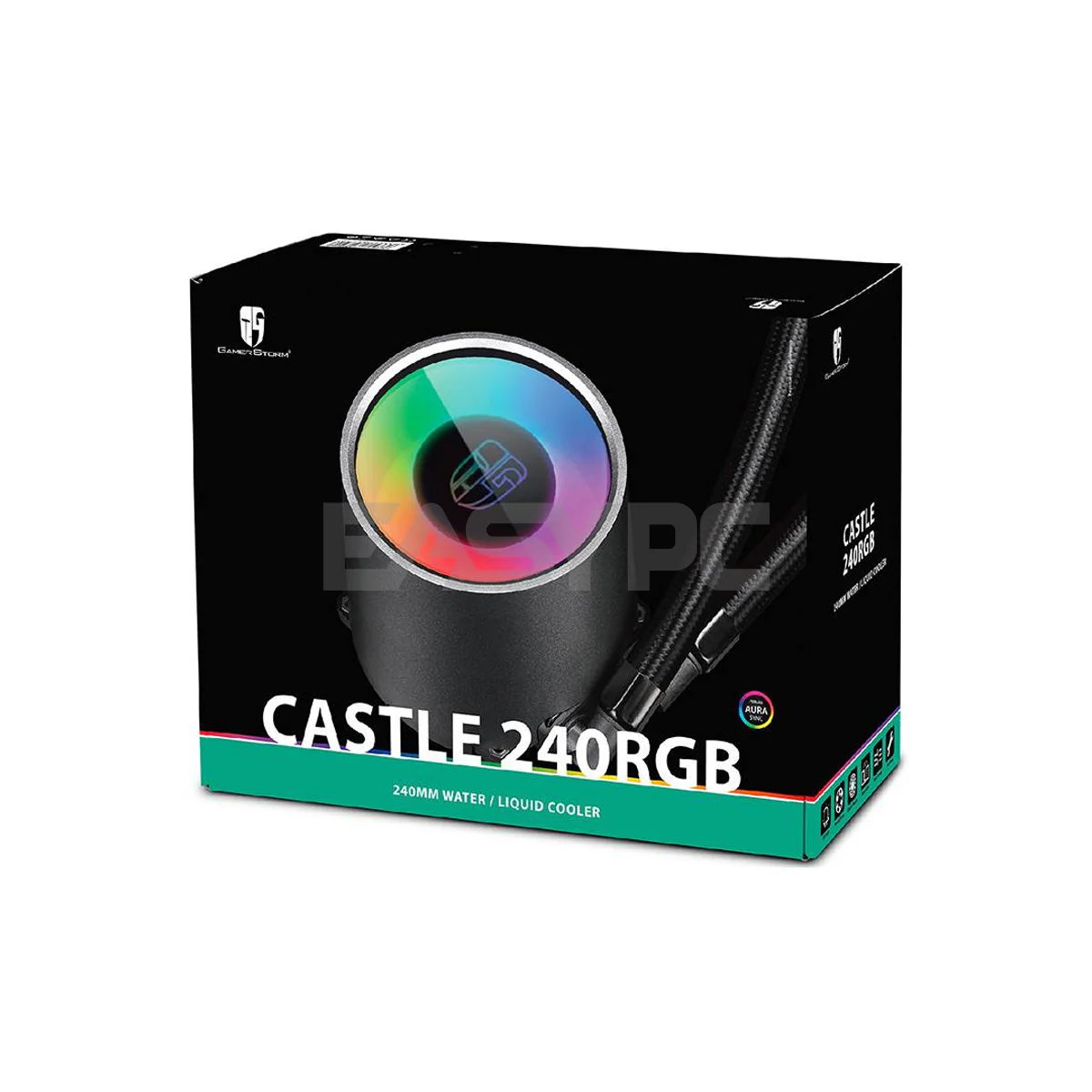 Deepcool Castle 240mm Liquid Cooled RGB - Image 6