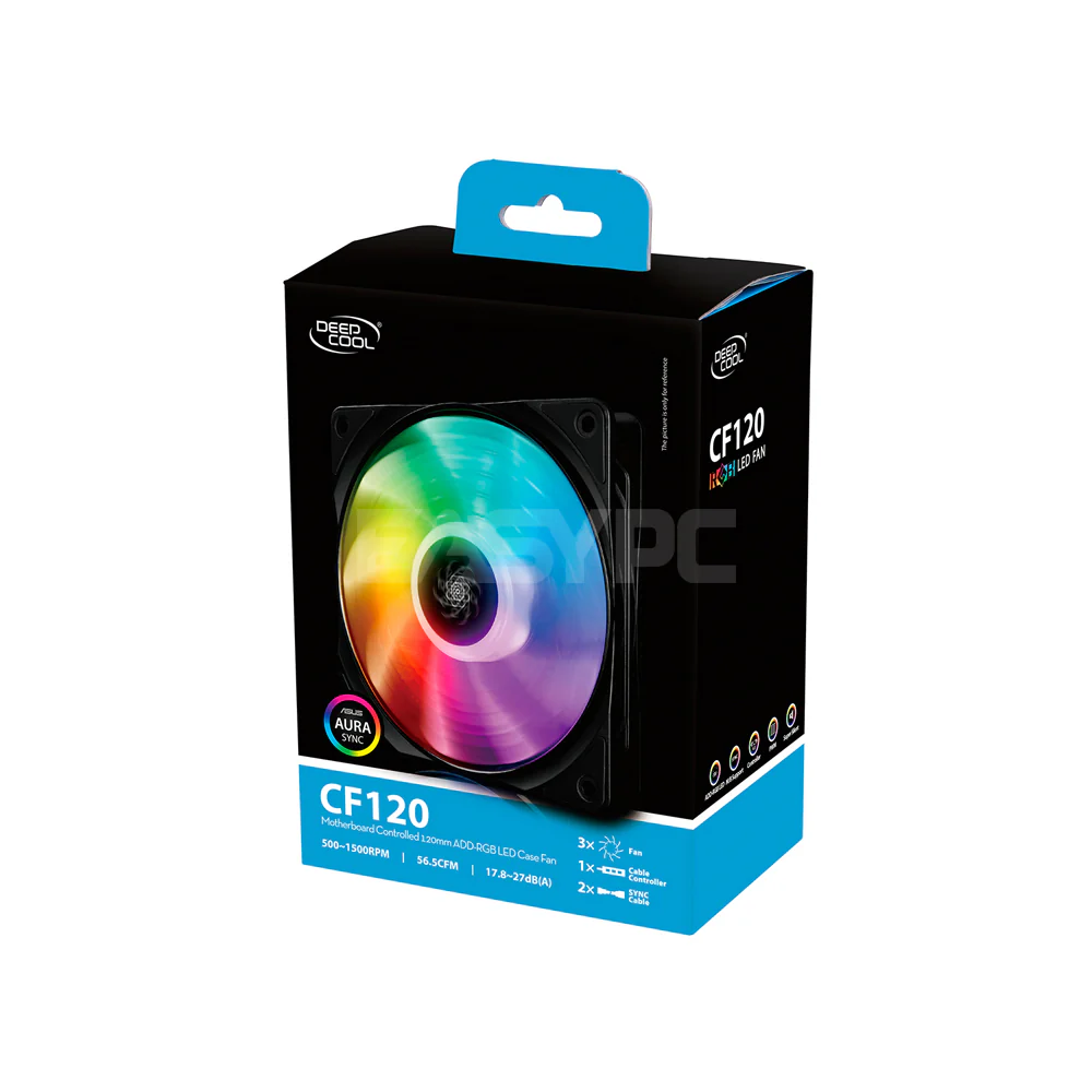 Deepcool CF120mm Kit Chassis Fan RGB - Image 7