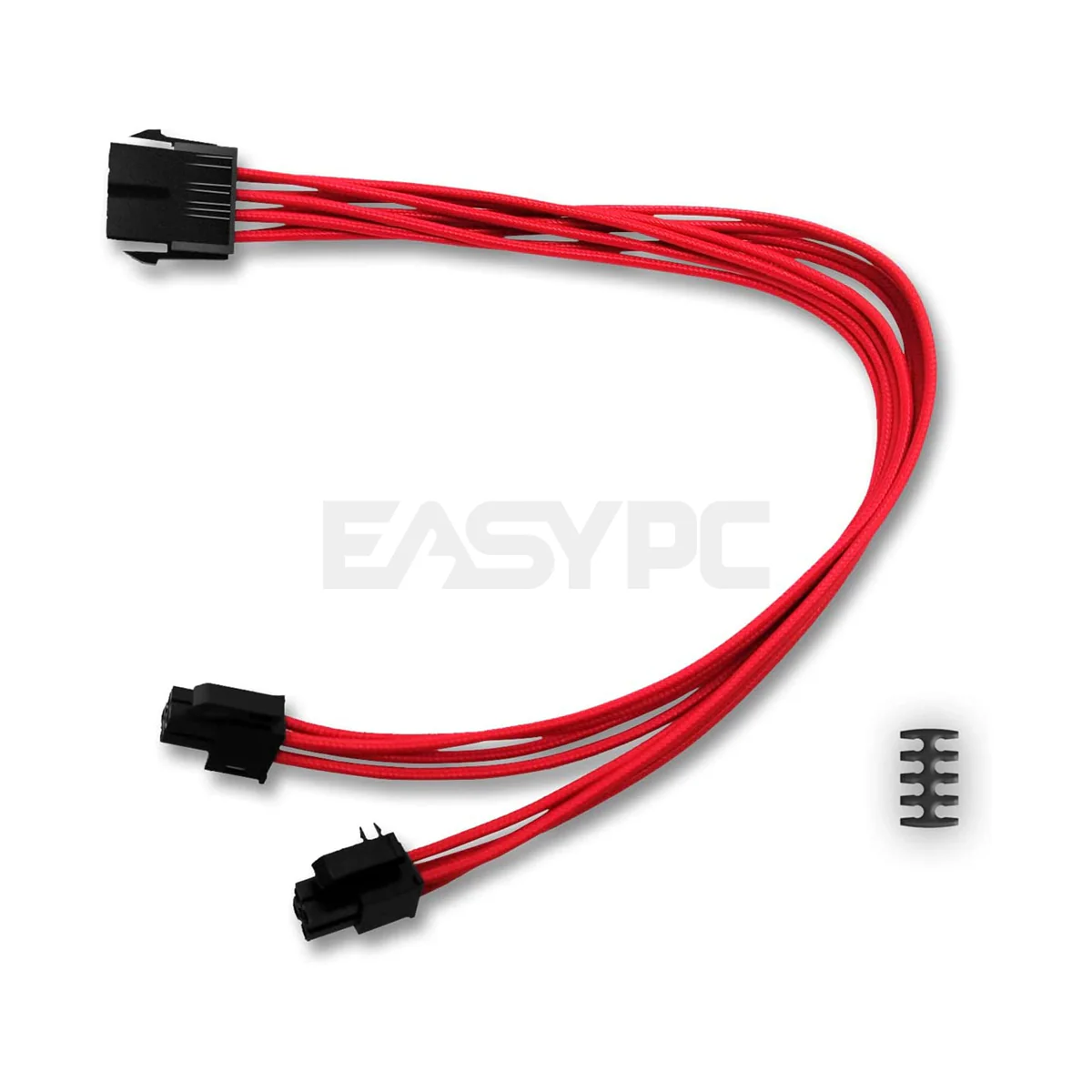 Deepcool EC300-CPU8P-RD CPU 8 Pin 300mm Red Sleeved Cable - Image 3