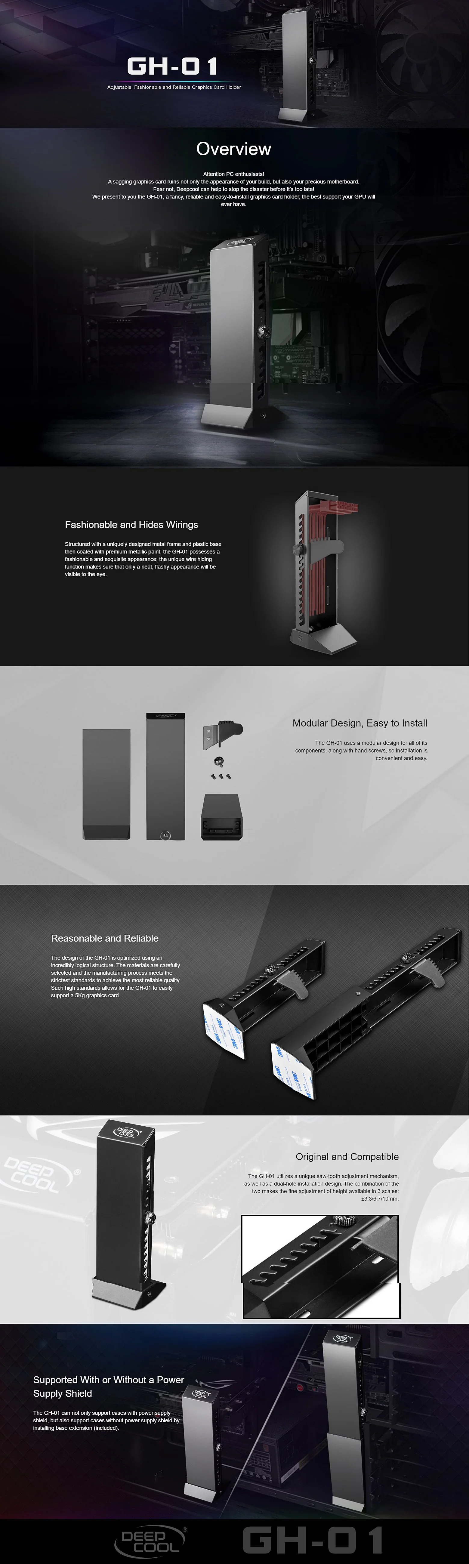 Deepcool GH-01 Graphics Card Holder - Image 4
