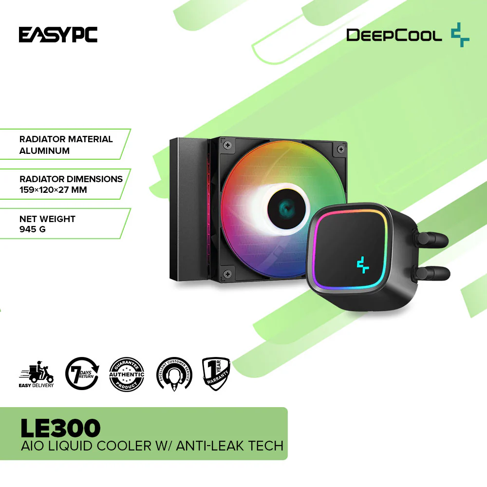 Deepcool LE300 AIO Liquid Cooler w/ Anti-Leak Tech - Image 2