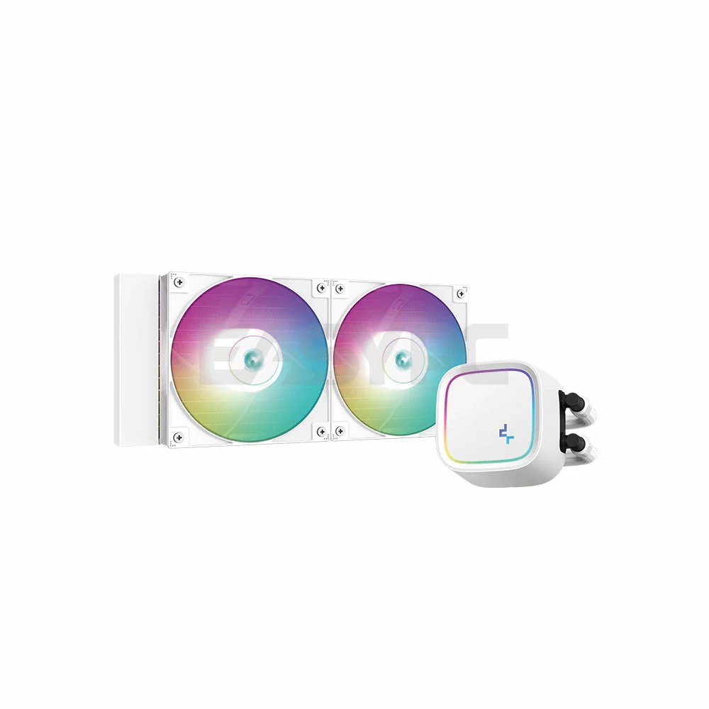 Deepcool LE520 240mm AIO ARGB Liquid Cooler white - Image 3