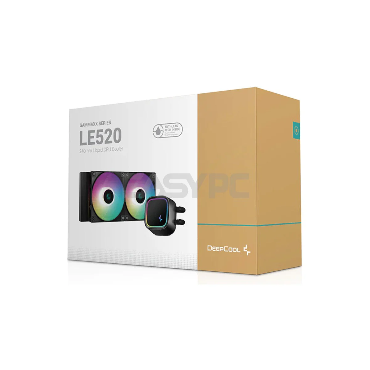Deepcool LE520 240mm AIO Liquid Cooler w/ Anti-Leak Tech, High Performance ARGB Fans Black - Image 6