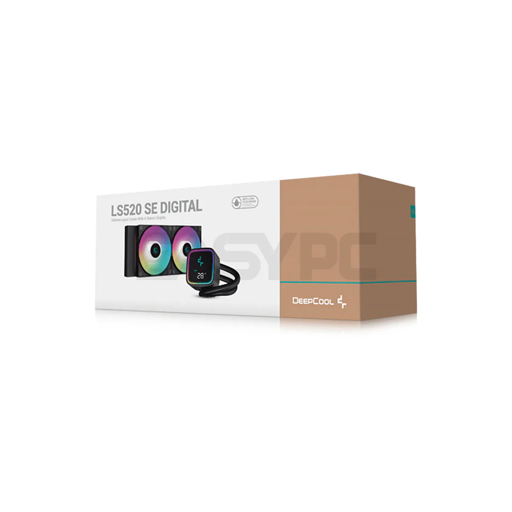 Deepcool LS520 SE Digital 240mm ARGB liquid cooling black - Image 3