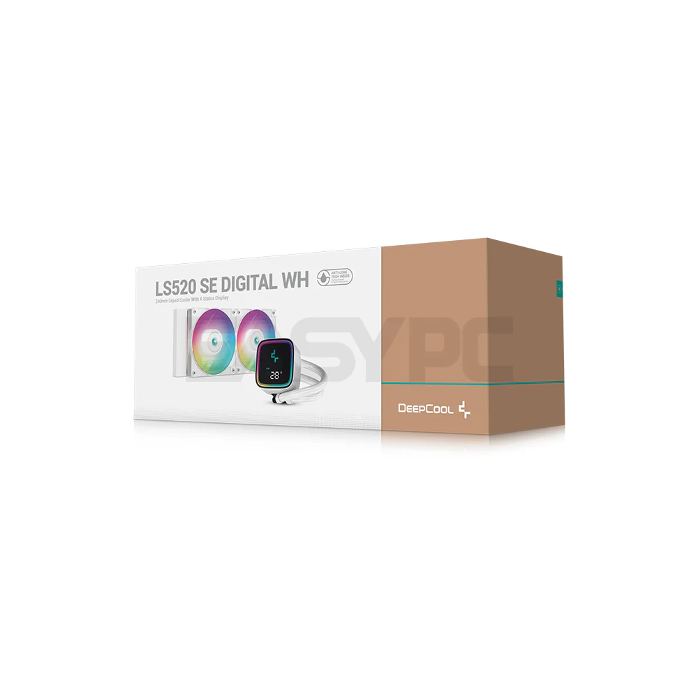 Deepcool LS520 SE Digital 240mm ARGB liquid cooling white - Image 4
