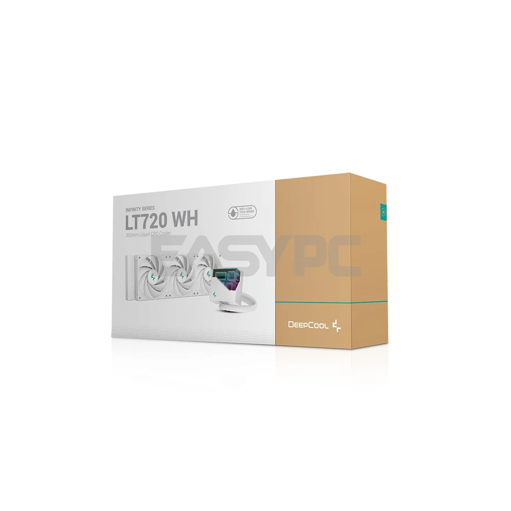 Deepcool LT720 AIO ARGB Liquid Cooler w/ Anti-Leak Tech white - Image 6