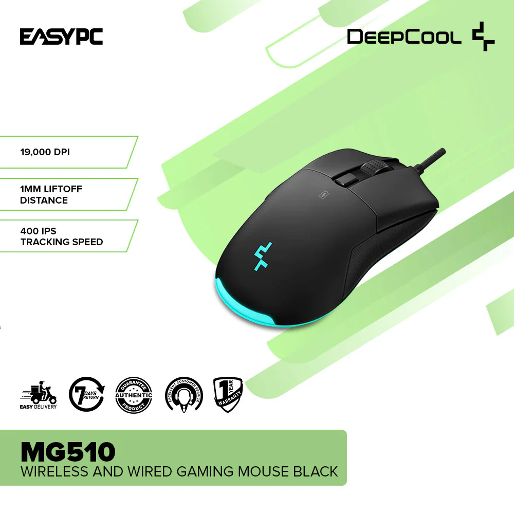 Deepcool MG510 Wireless and Wired Gaming Mouse Black - Image 2