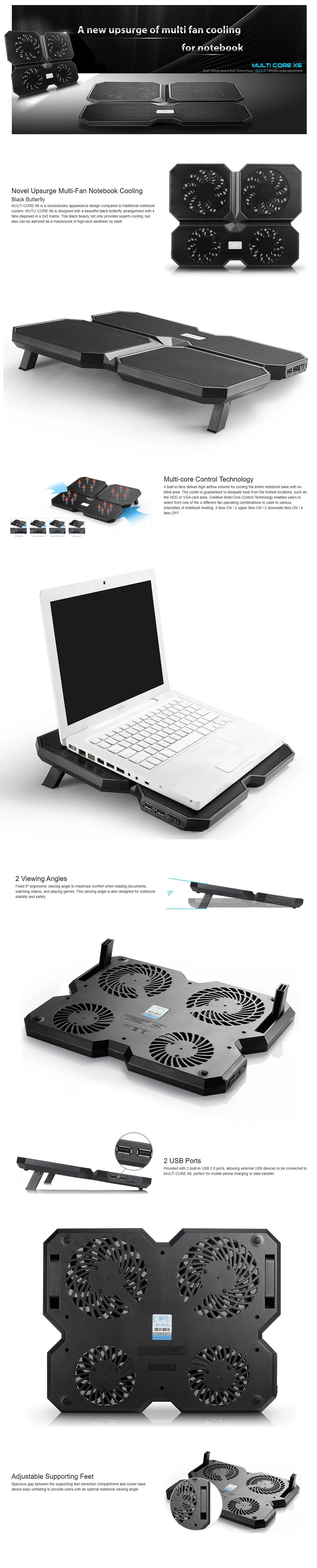 Deepcool Multi Core X6 Laptop Cooler - Image 8