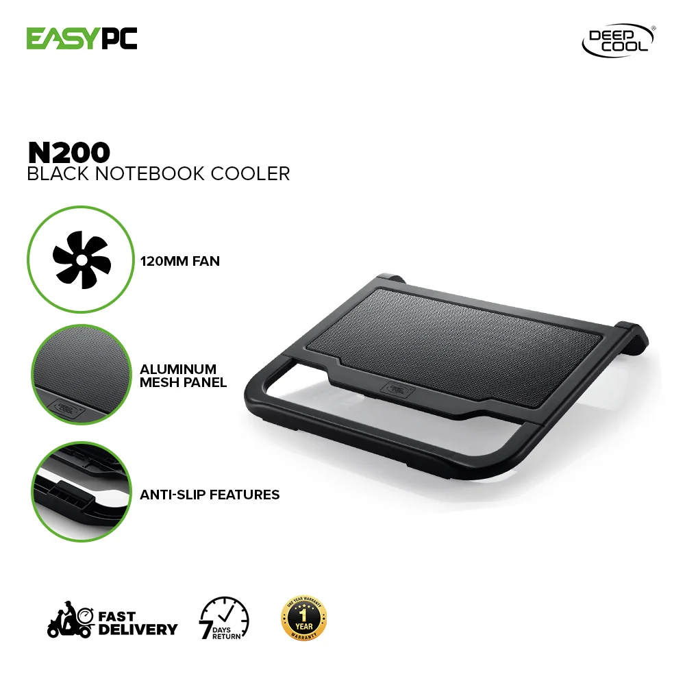 Deepcool N200 Notebook Cooler Black - Image 2