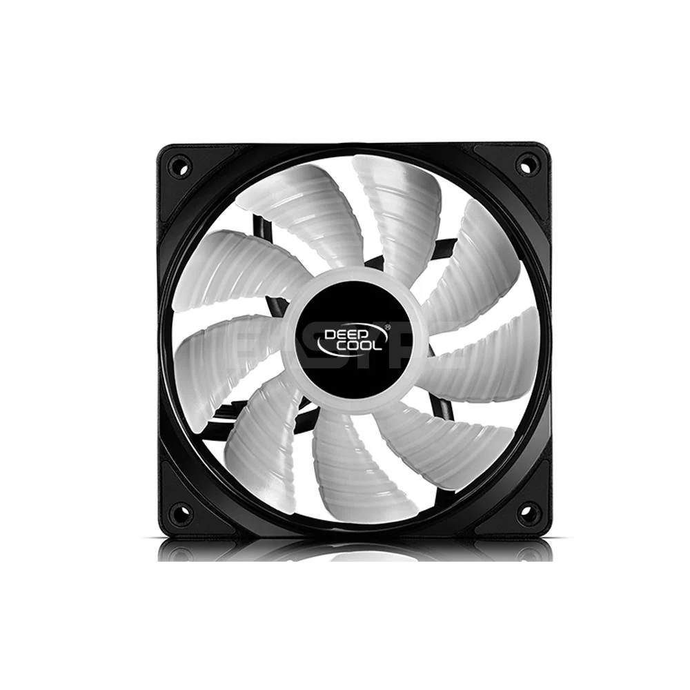 DEEPCOOL RF120 3in1 3X120mm RGB LED PWM Fans with Fan Hub and Extension, Compatible with ASUS Aura Sync Kit Chassis Fan RGB without controller - Image 2