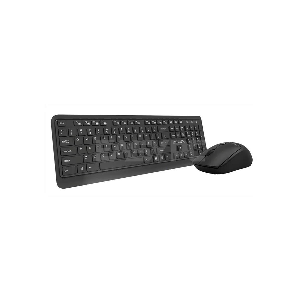 Delux KA190G+M320GX 104 Keys Full Size & Ultra Slim Design, 12 Combination of Multimedia Shortcuts, Sleek Design Simple Style Wireless Keyboard and Mouse - Image 4