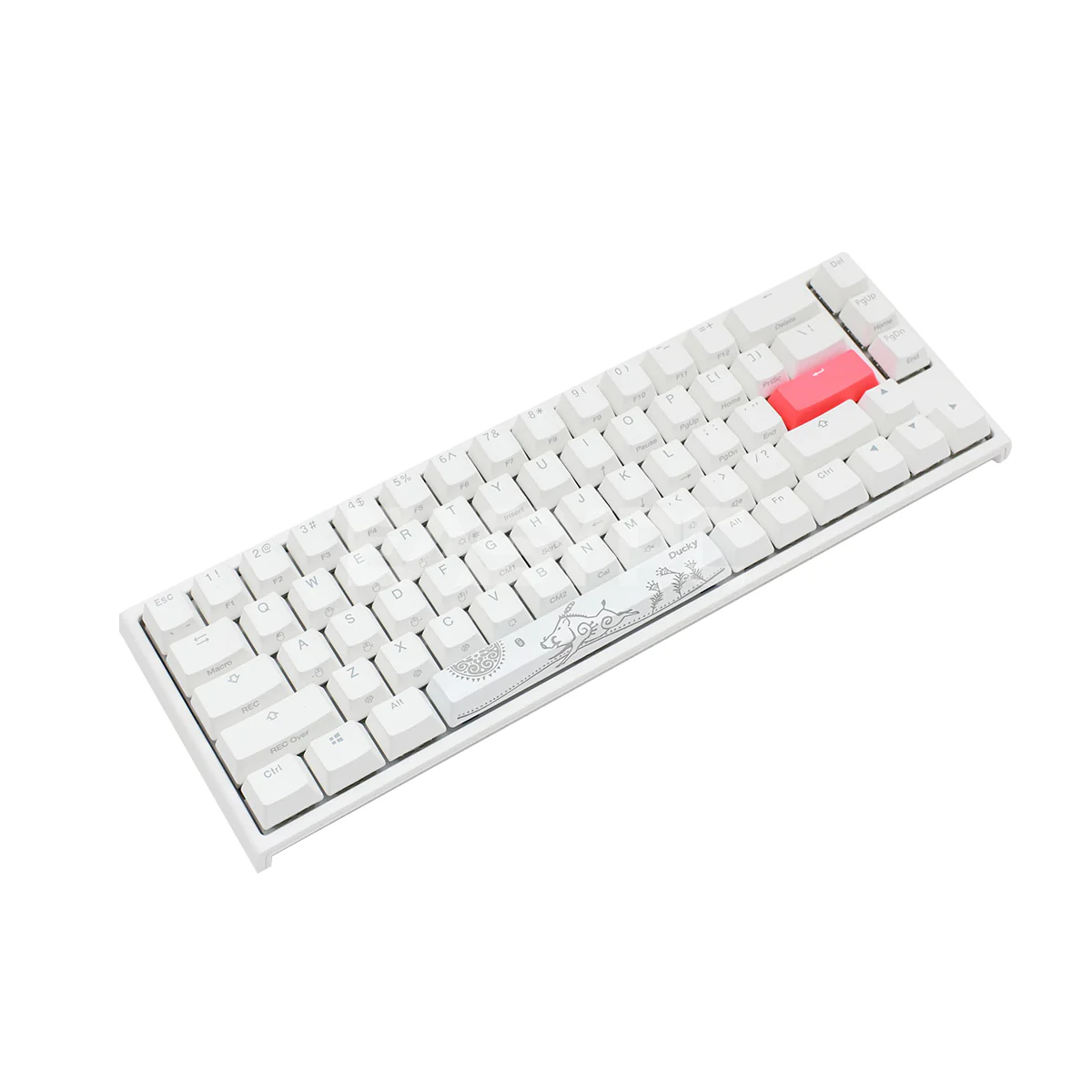 Ducky One 2 SF RGB DKON1967ST-PUSPDWWT1 PBT Keycaps MX Silver Mechanical Keyboard White DUDK981 4JTP - Image 3