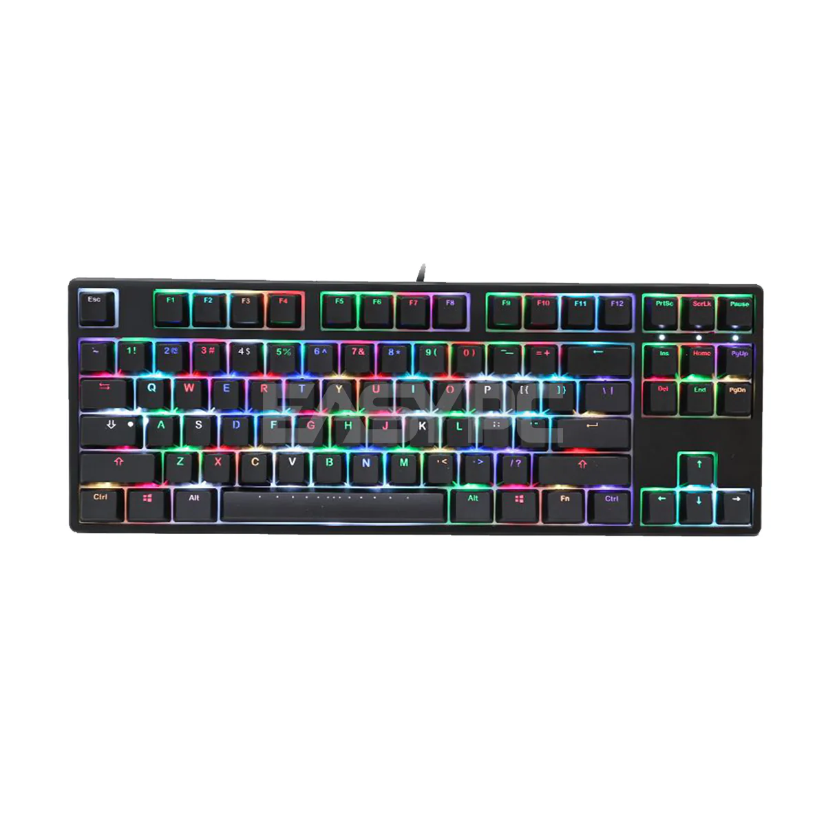 Ducky One DKON1687ST-CUSPDAAT1 TKL RGB Mechanical Keyboard Cherry MX Blue DUDK964 4JTP