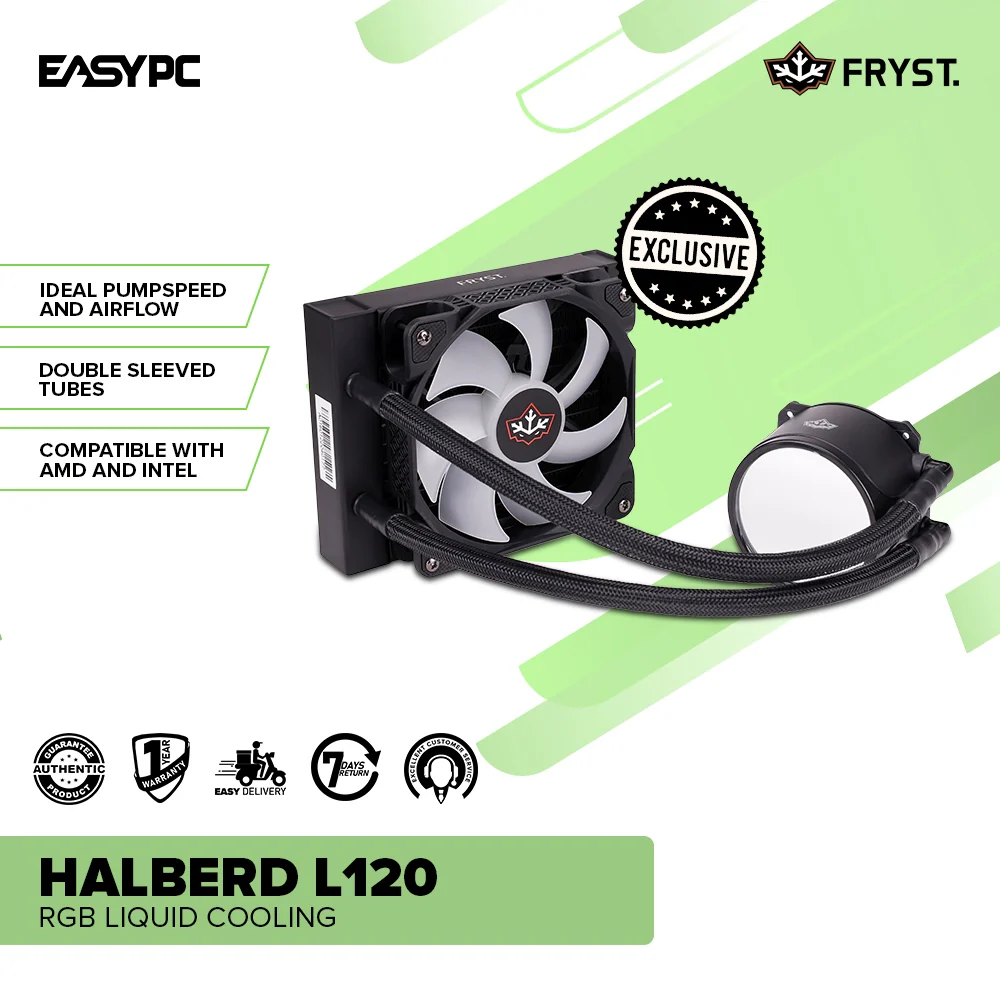 FRYST HALBERD L120 / L240 Hydraulic Bearing RGB Liquid Cooling - Image 2