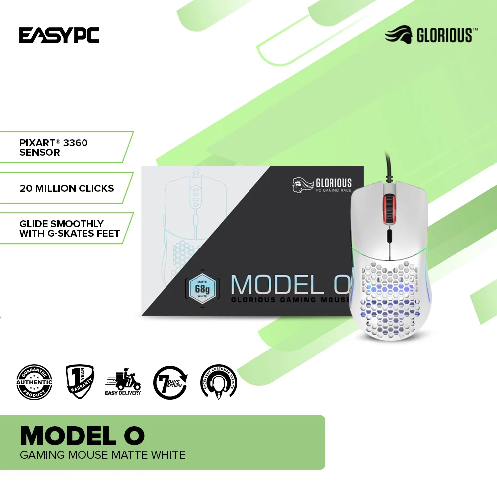 Glorious Model O Gaming Mouse Matte Black or White - Image 7