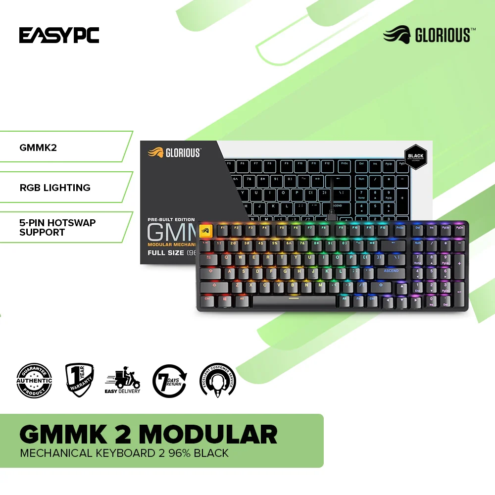 Glorious Modular Mechanical Keyboard 2 ( GMMK 2 ) 65%/96% Black - Image 6