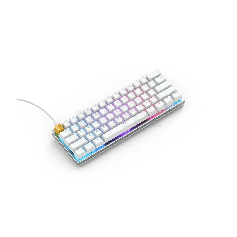 Glorious Modular Mechanical Keyboard Compact Gateron Brown White Ice - Image 4