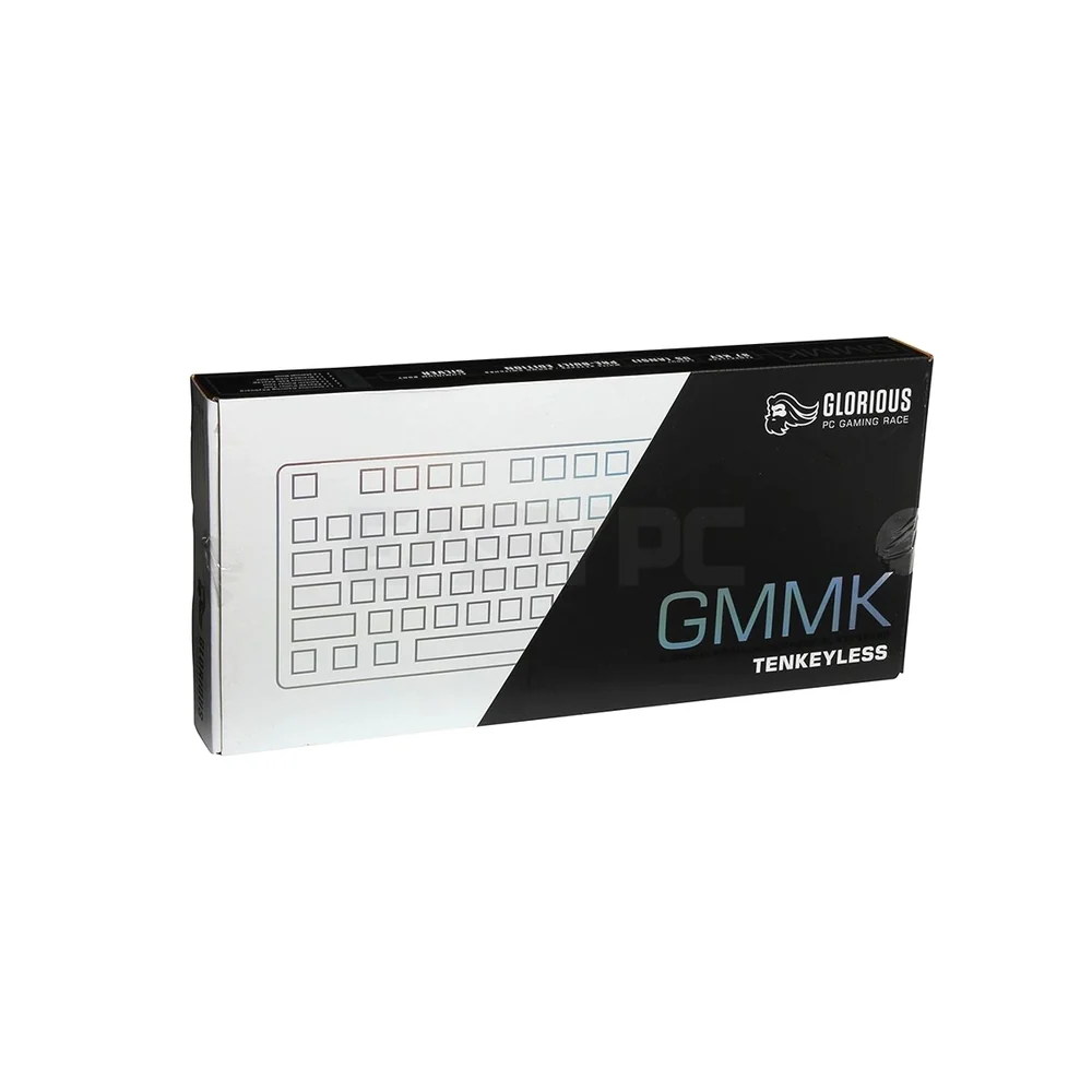 Glorious Modular Mechanical Keyboard TKL Gateron Brown White Ice - Image 3