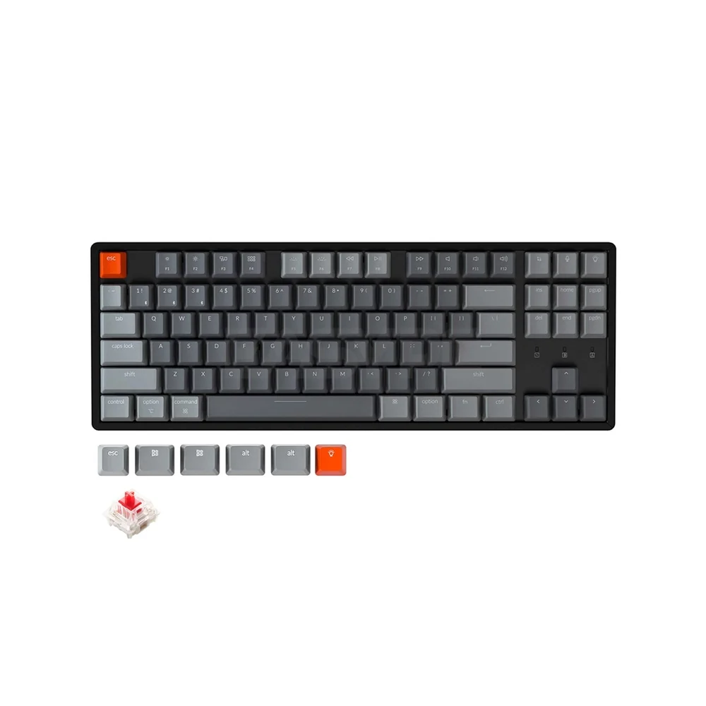 Keychron K8 Hot-swappable RGB Wireless Mechanical Gaming Keyboard Red Switch K8H1 - Image 6