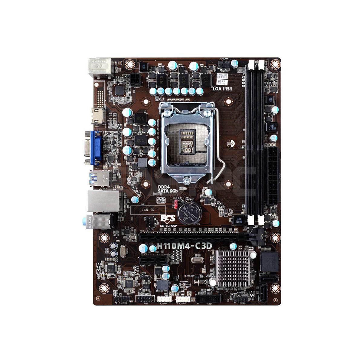 ECS H110M4 C3D Motherboard Socket 1151 Ddr4