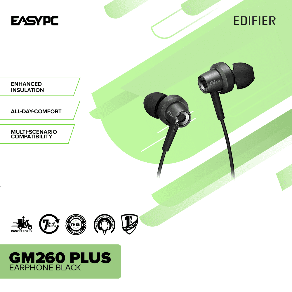 Edifier GM260 Plus Earphone Black - Image 2