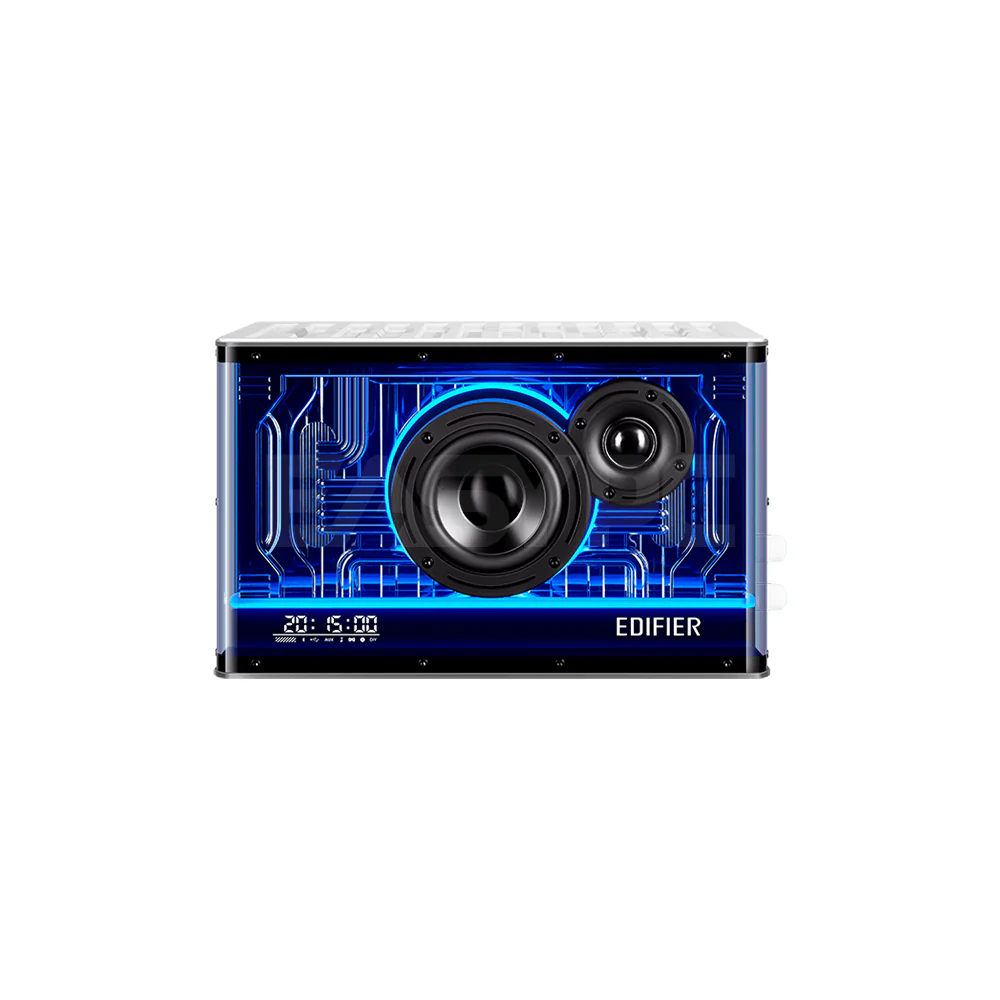 Edifier QD35 Tabletop Bluetooth Speaker with GaN charger White