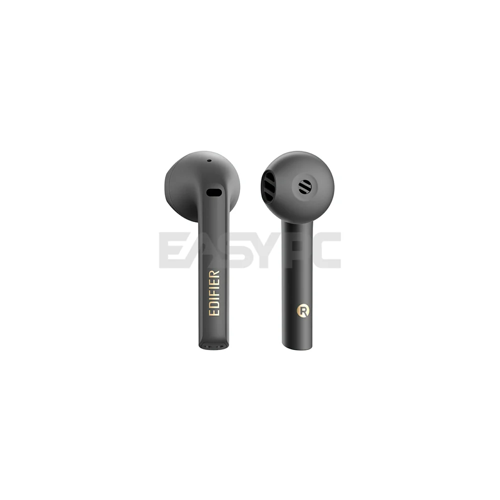 Edifier TWS200 PLUS True Dark Gray and Ivory Bluetooth V5.2 ensures a stable connection Wireless Earbuds 19GLO - Image 3