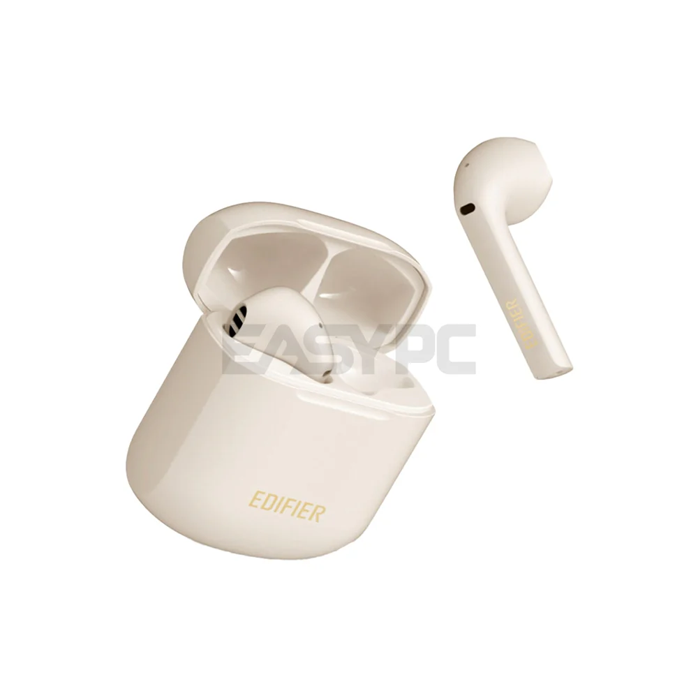 Edifier TWS200 PLUS True Dark Gray and Ivory Bluetooth V5.2 ensures a stable connection Wireless Earbuds 19GLO - Image 5