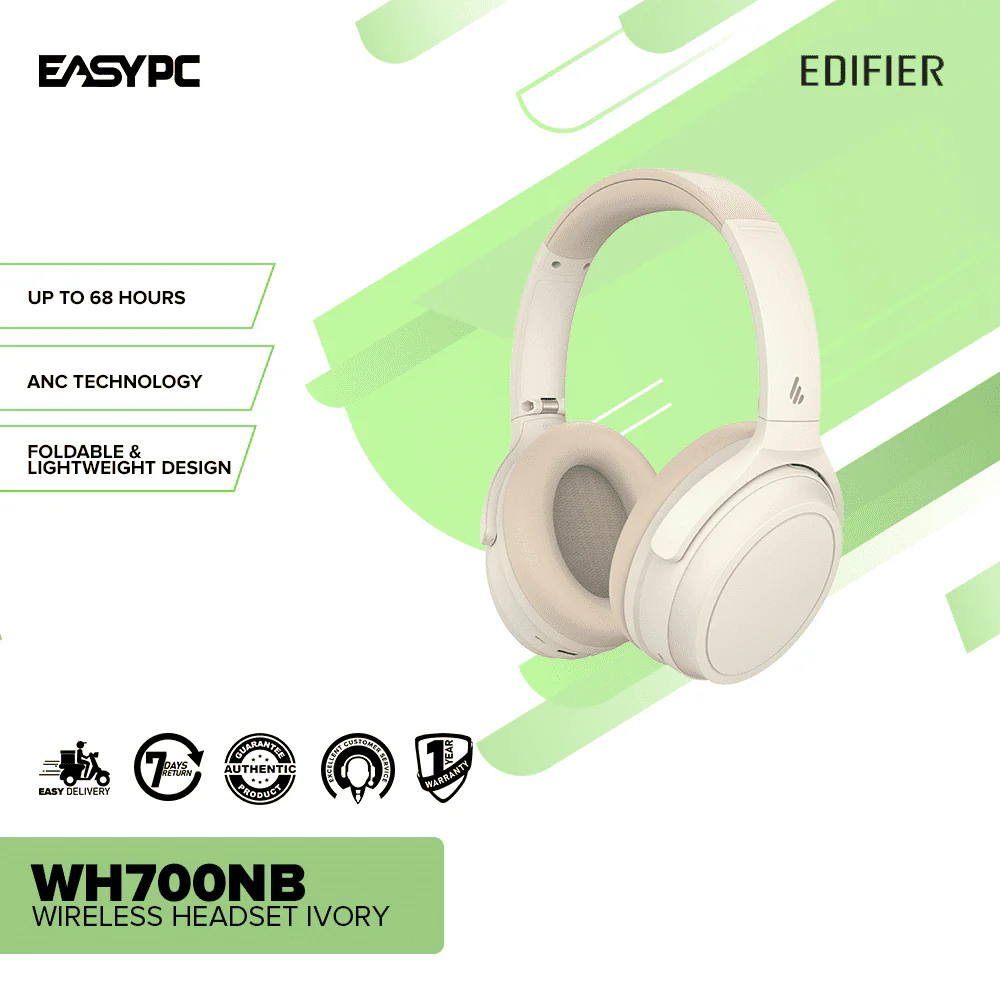 Edifier WH700NB Wireless Headset Ivory - Image 2