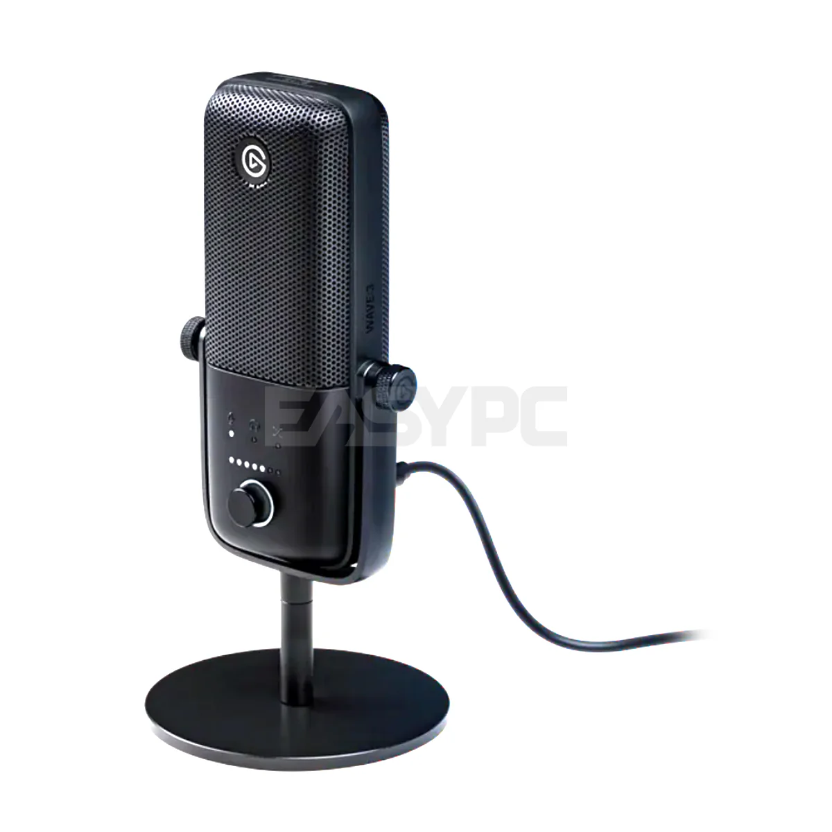 Elgato Wave 1 USB Condenser Microphone & Digital Mixing Solution w/Shock Mount & Pop Filter Wave 3 Condenser Microphone & Digital Mixer Streaming 7UBE - Image 7