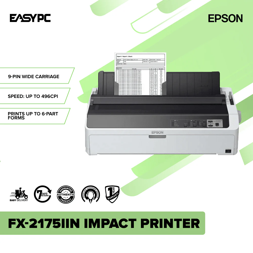 Epson FX-2175IIN IMPACT PRINTER - Image 2