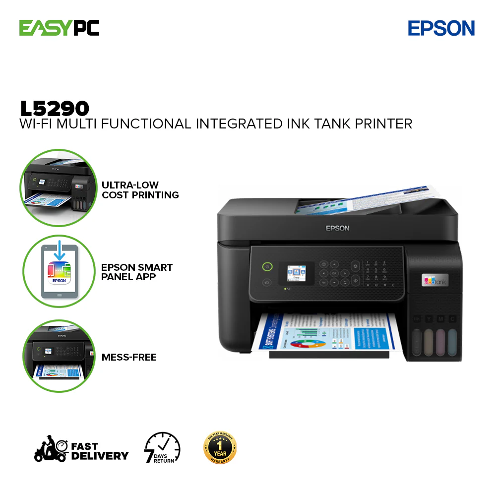 Epson L5290 Wi-Fi Multi-Functional Integrated Ink Tank Printer - Image 2
