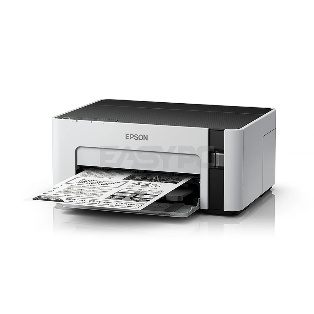 Epson M1100 EcoTank Monochrome Ink, Spill-free, error-free refilling, Space-saving, Laser-Quality Prints and Speed, Compact integrated tank design Tank Printer Better Products for a Better Future - Image 5