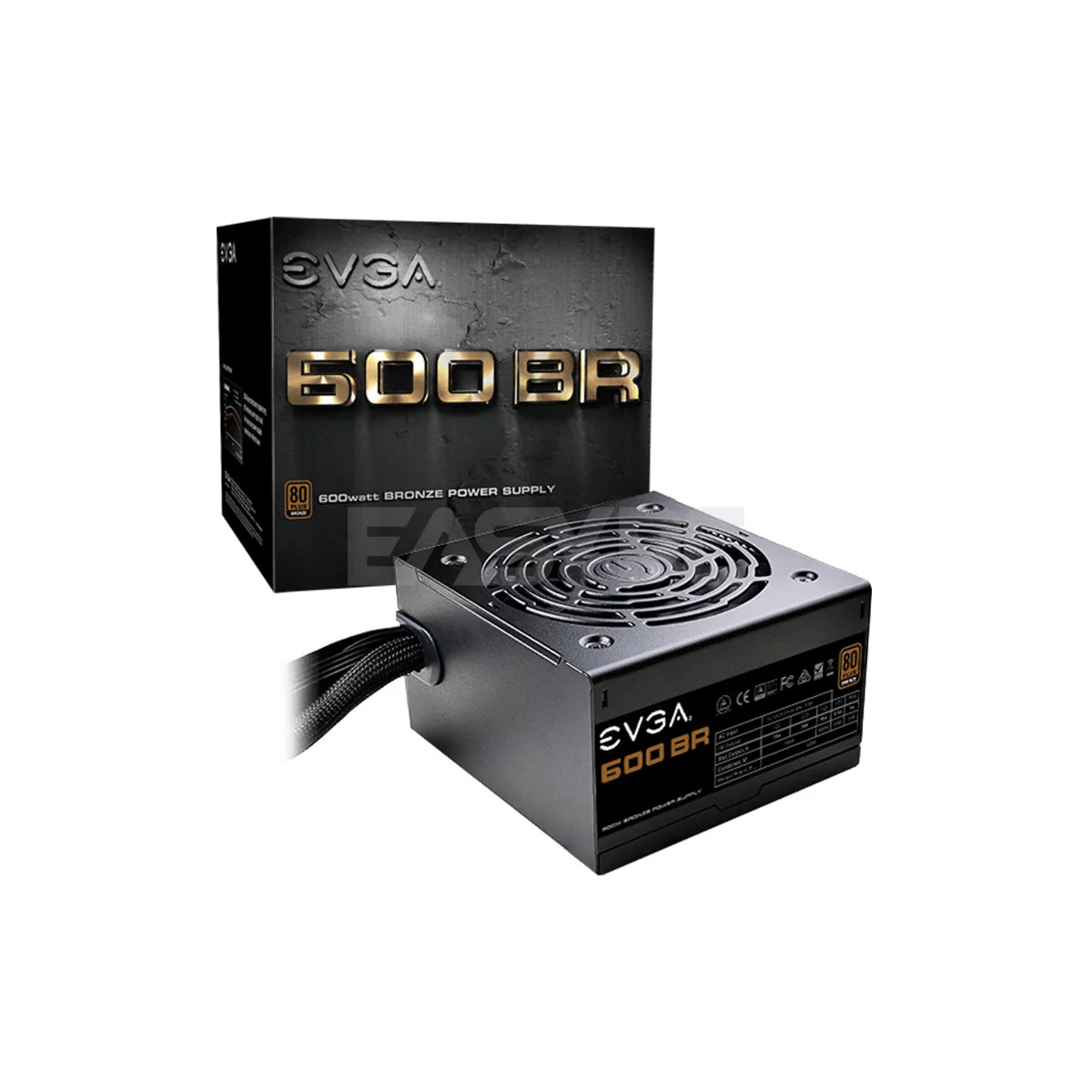 EVGA 600 BR 80 plus Bronze certified, with 85% efficiency or higher under typical loads Heavy-duty protections Bronze reliability Power Supply