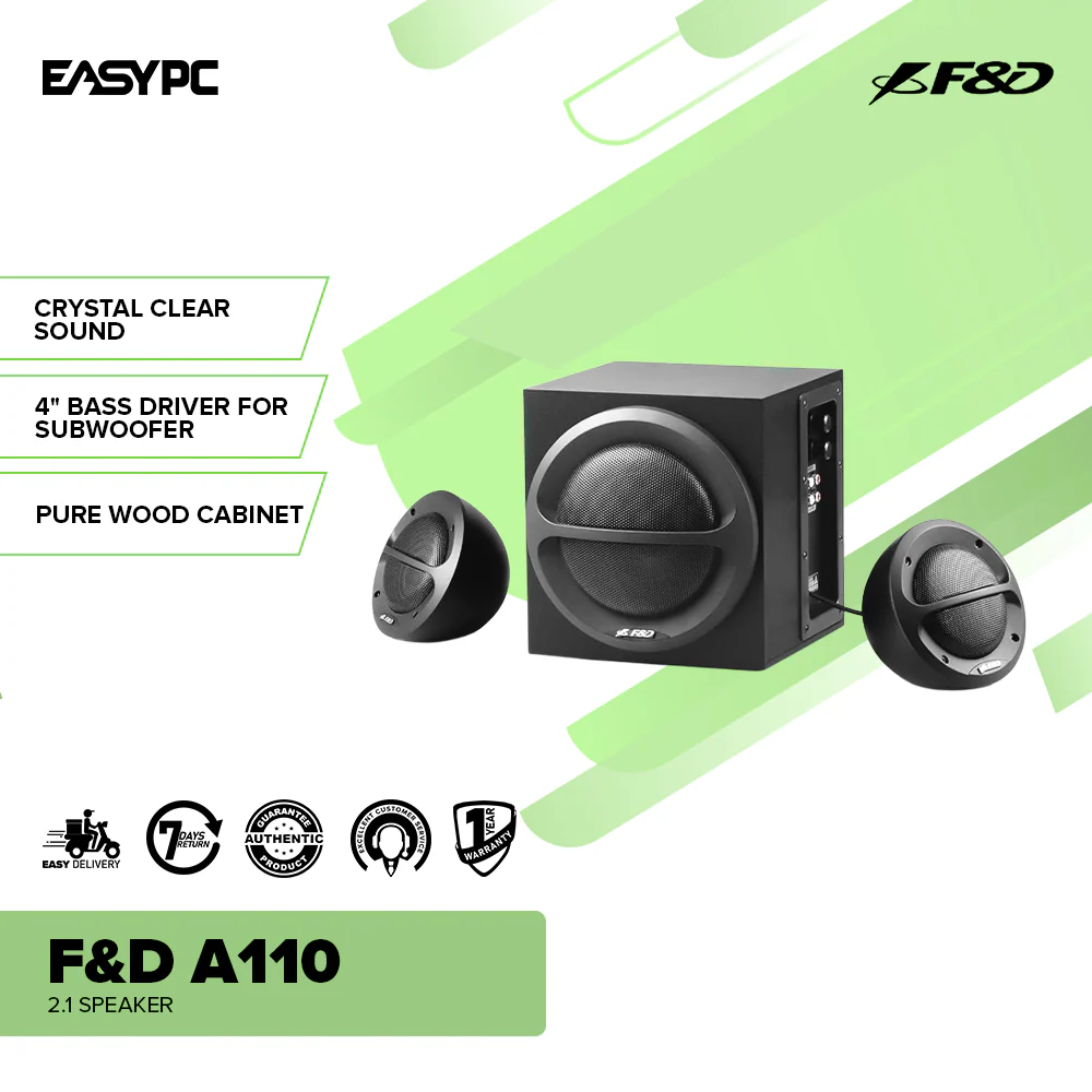 F&D A110 2.1 Speaker - Image 2