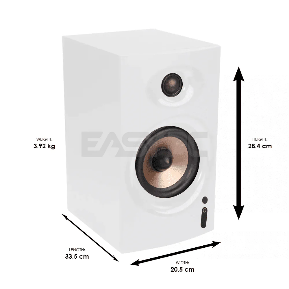 F&D R23BT 2.0 Bluetooth Speaker White - Image 4