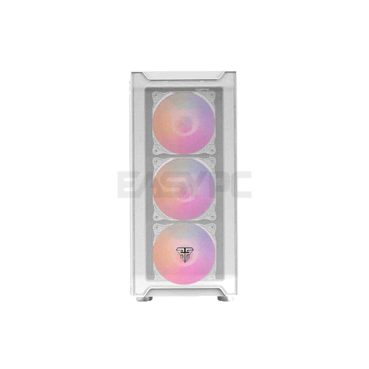 Fantech Aero Tempered Glass Side Panel Dust Filter CG80 with 4 RGB Fan Mid Tower Case White - Image 5