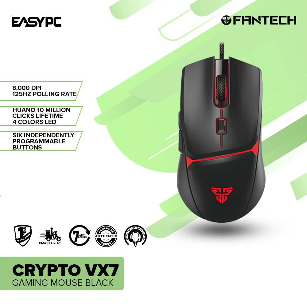 Fantech Crypto VX7 Gaming Mouse Sakura/ White/ Black - Image 7