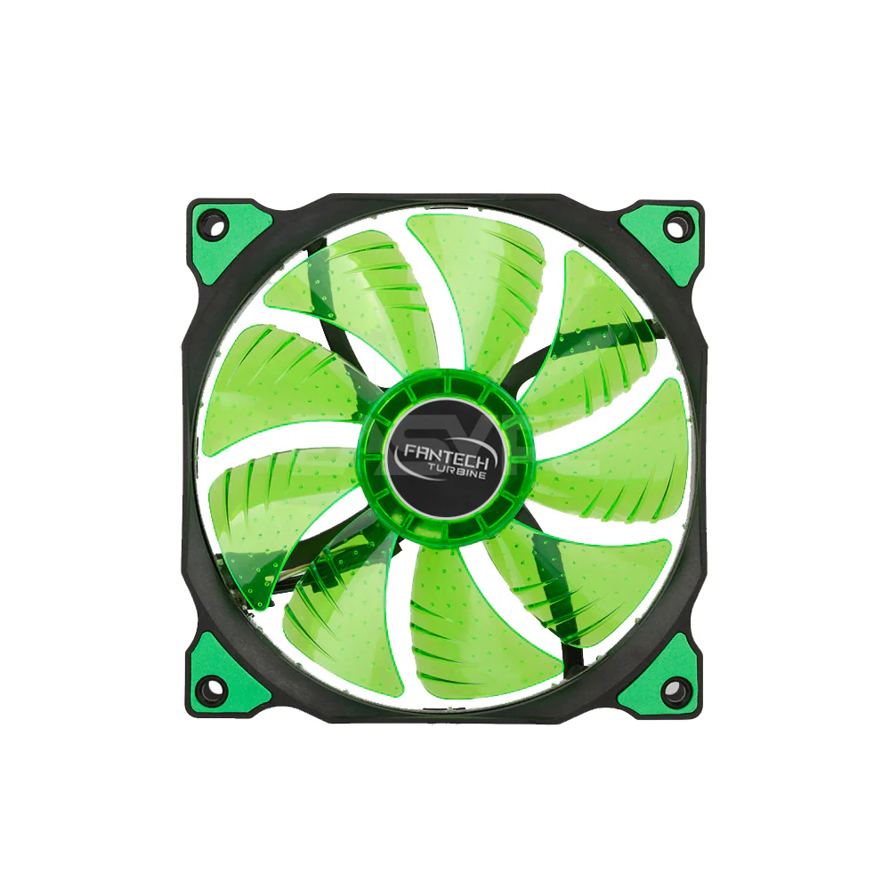 Fantech FC121 120mm Green Led Fan
