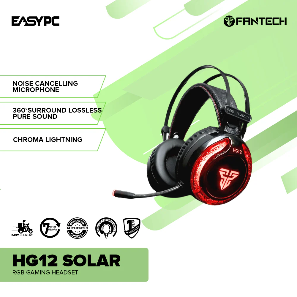 Fantech HG12 Solar RGB Gaming Headset - Image 2
