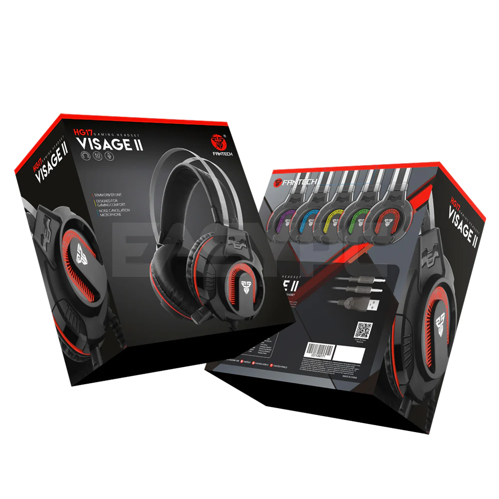 Fantech HG17s Visage II Lightweight & Durable Suspension Headband RGB Gaming Headset - Image 6